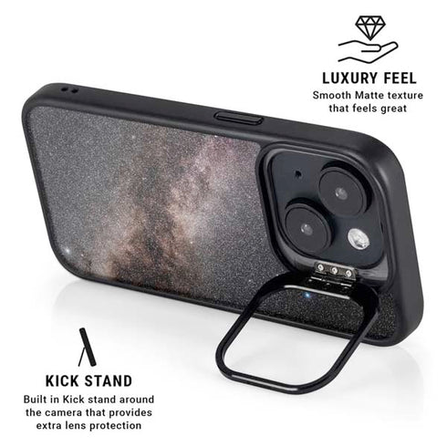 Northern Summer Milky Way iPhone 15 Plus Kickstand Case