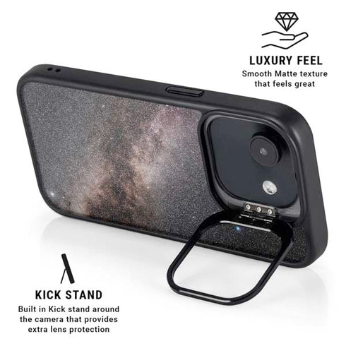 Northern Summer Milky Way iPhone 16e Kickstand Case