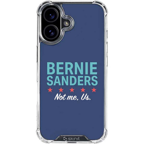 Not Me Us Political iPhone 16 Plus Clear Case
