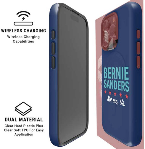 Not Me Us Political iPhone 16 Pro Max Magsafe Impact Case