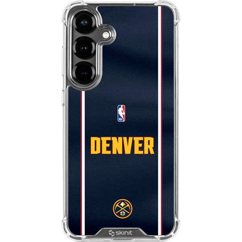 NBA Denver Nuggets Jersey Galaxy S26 Plus Clear Case