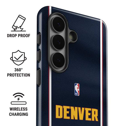 NBA Denver Nuggets Jersey Galaxy S26 Plus Impact Case