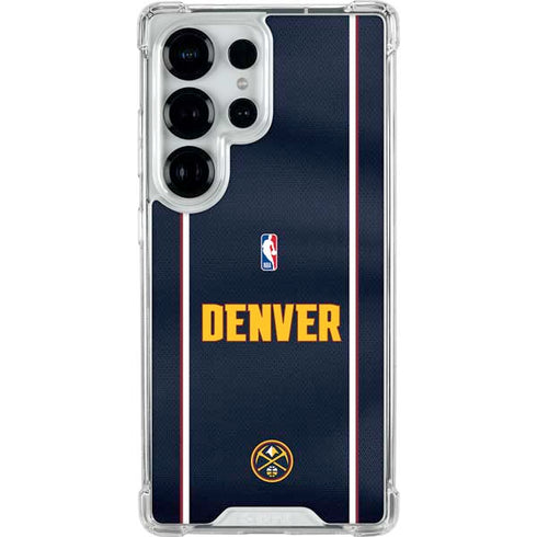 NBA Denver Nuggets Jersey Galaxy S26 Ultra Clear Case