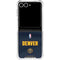 NBA Denver Nuggets Jersey Galaxy Z Flip7 Clear Case