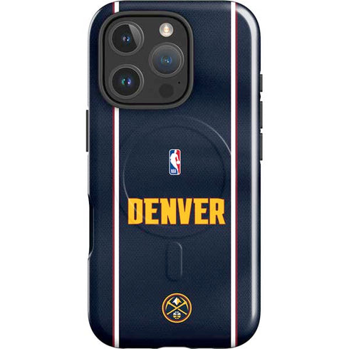 NBA Denver Nuggets Jersey iPhone 16 Pro Magsafe Impact Case