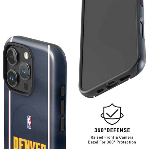 NBA Denver Nuggets Jersey iPhone 16 Pro Max Magsafe Impact Case