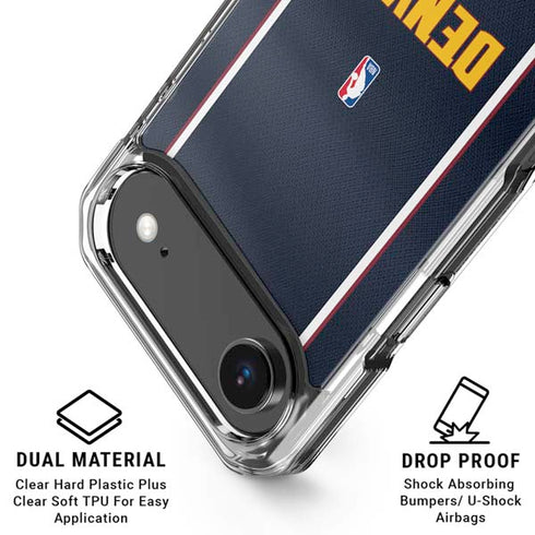 NBA Denver Nuggets Jersey iPhone 17 Air Clear Case