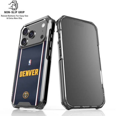 NBA Denver Nuggets Jersey iPhone 17 Pro Clear Case