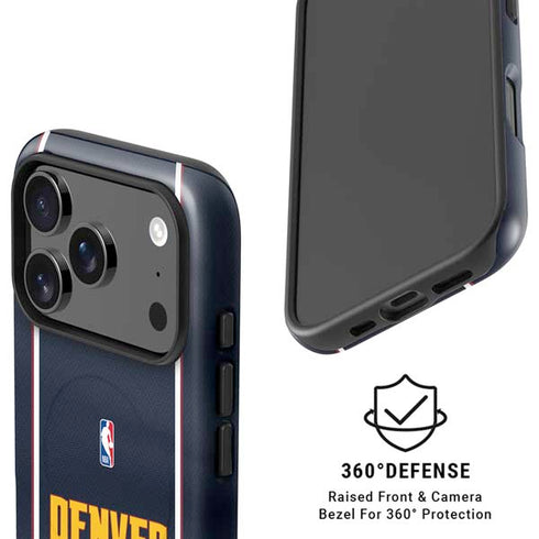NBA Denver Nuggets Jersey iPhone 17 Pro Max Magsafe Impact Case
