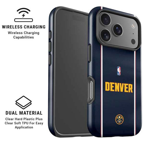 NBA Denver Nuggets Jersey iPhone 17 Pro Max Magsafe Impact Case