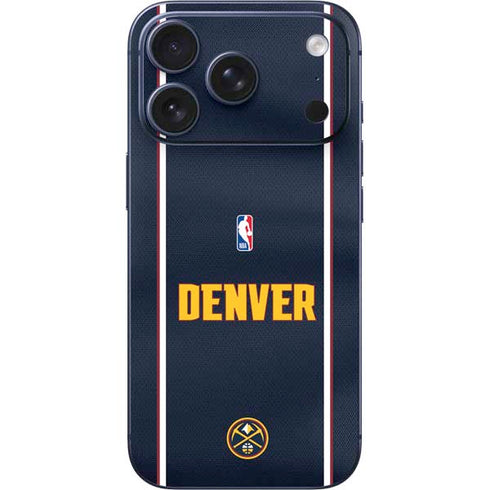 NBA Denver Nuggets Jersey iPhone 17 Pro Skin