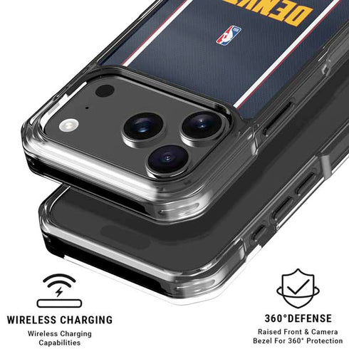 NBA Denver Nuggets Jersey iPhone 18 Pro Clear Case