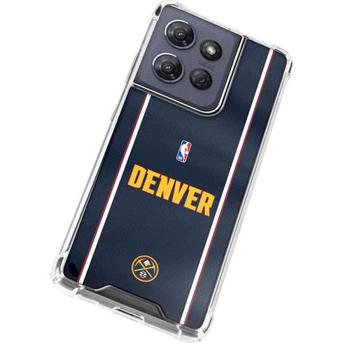 NBA Denver Nuggets Jersey Moto G Stylus 5G (2025) Clear Case