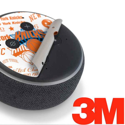 NBA NY Knicks Historic Blast Amazon Echo Dot Skin