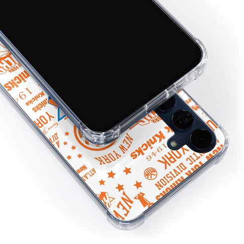 NBA NY Knicks Historic Blast Galaxy A55 5G Clear Case