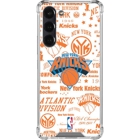 NBA NY Knicks Historic Blast Galaxy S24 FE Clear Case