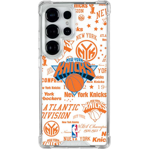 NBA NY Knicks Historic Blast Galaxy S25 Ultra Clear Case