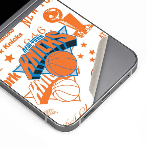 NBA NY Knicks Historic Blast Galaxy Z Flip6 Skin