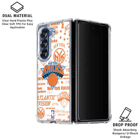 NBA NY Knicks Historic Blast Galaxy Z Fold6 Clear Case