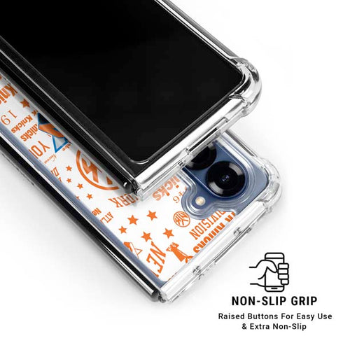 NBA NY Knicks Historic Blast Galaxy Z Fold6 Clear Case