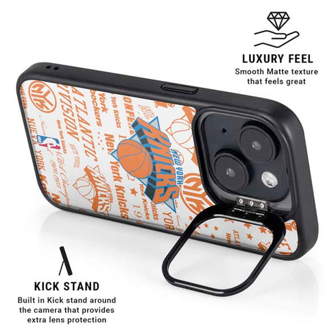 NBA NY Knicks Historic Blast iPhone 14 Kickstand Case
