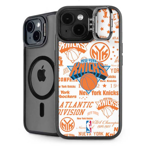 NBA NY Knicks Historic Blast iPhone 15 Plus Kickstand Case