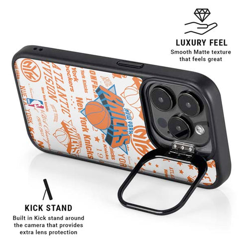 NBA NY Knicks Historic Blast iPhone 15 Pro Max Kickstand Case