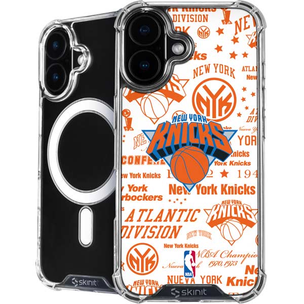 NBA NY Knicks Historic Blast iPhone 16 Plus MagSafe Case Skinit