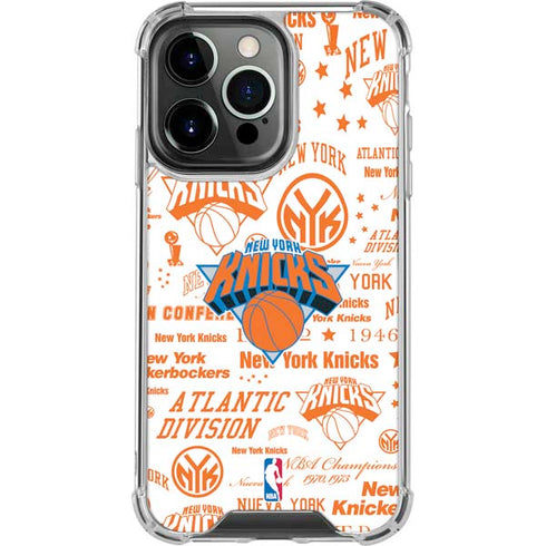 NBA NY Knicks Historic Blast iPhone 16 Pro Clear Case