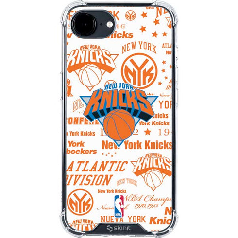NBA NY Knicks Historic Blast iPhone 16e Clear Case