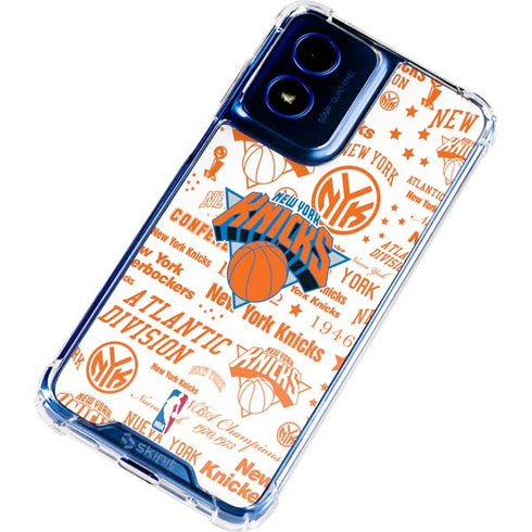 NBA NY Knicks Historic Blast Moto G Play 4G (2024) Clear Case
