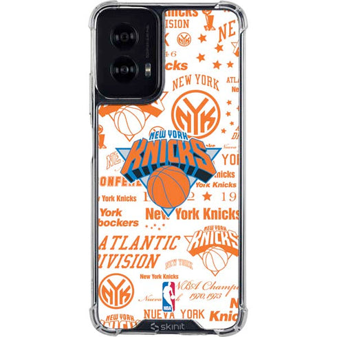 NBA NY Knicks Historic Blast Moto G Power 5G (2024) Clear Case