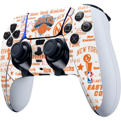 NBA NY Knicks Historic Blast PS5 DualSense Edge Pro Controller Skin
