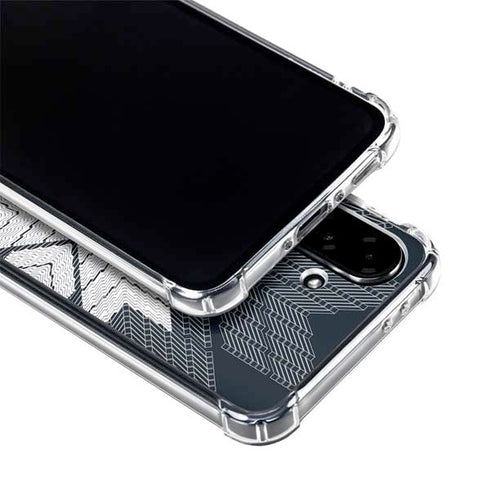 NYC Symmetric Flower Galaxy A36 5G Clear Case