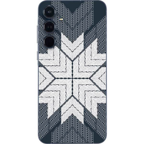 NYC Symmetric Flower Galaxy A55 5G Skin