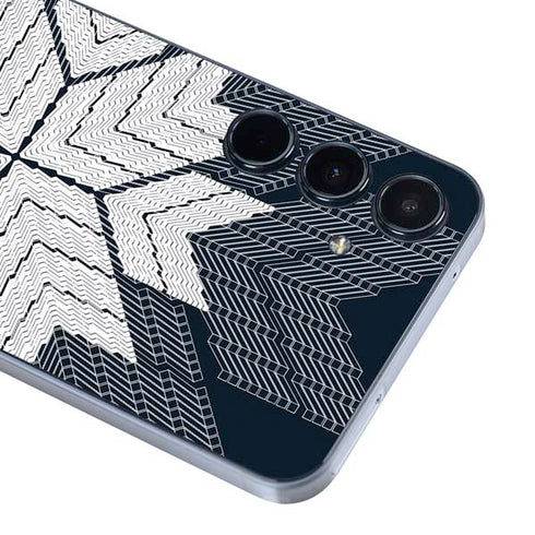 NYC Symmetric Flower Galaxy A55 5G Skin