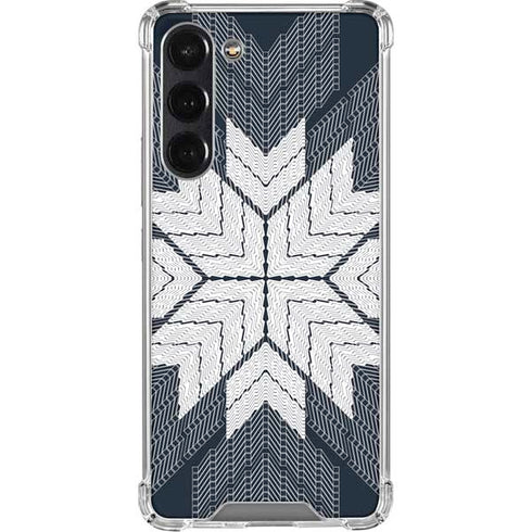 NYC Symmetric Flower Galaxy S24 FE Clear Case