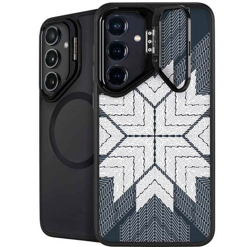 NYC Symmetric Flower Galaxy S24 FE Kickstand Case
