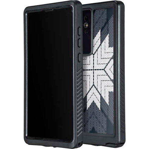 NYC Symmetric Flower Galaxy S24 Ultra Waterproof Case