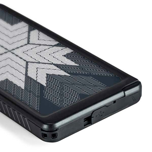 NYC Symmetric Flower Galaxy S24 Ultra Waterproof Case