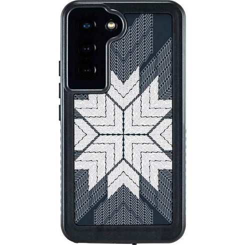 NYC Symmetric Flower Galaxy S24 Waterproof Case