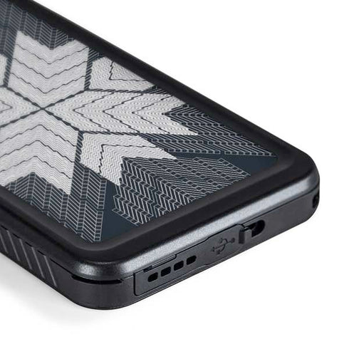 NYC Symmetric Flower Galaxy S24 Waterproof Case