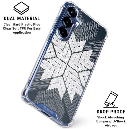 NYC Symmetric Flower Galaxy S25 Clear Case