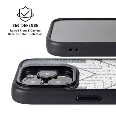 NYC Symmetric Flower iPhone 14 Pro Kickstand Case