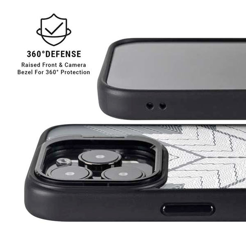 NYC Symmetric Flower iPhone 14 Pro Max Kickstand Case