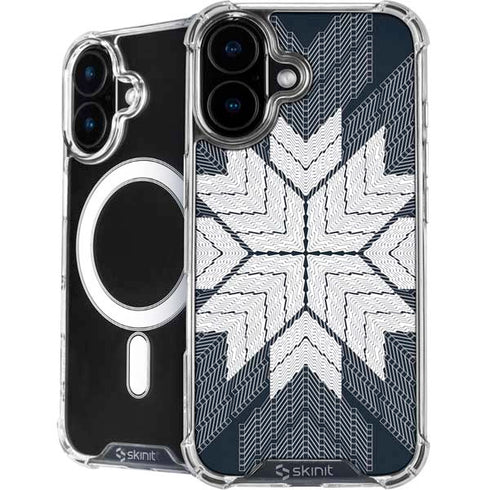 NYC Symmetric Flower iPhone 16 Plus MagSafe Case