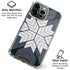 NYC Symmetric Flower iPhone 16 Pro Clear Case