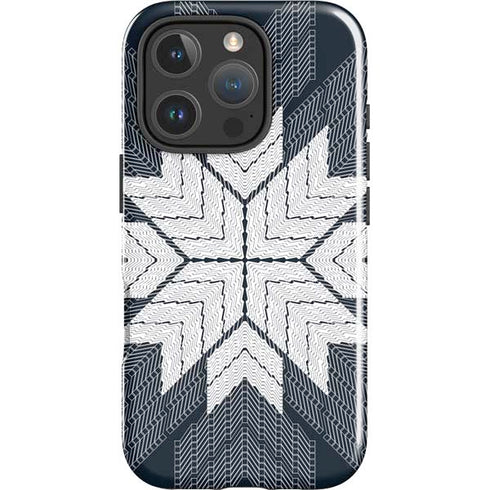 NYC Symmetric Flower iPhone 16 Pro Max Impact Case