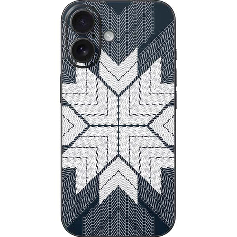 NYC Symmetric Flower iPhone 16 Skin