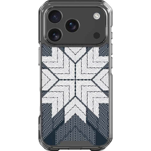 NYC Symmetric Flower iPhone 18 Pro Clear Case